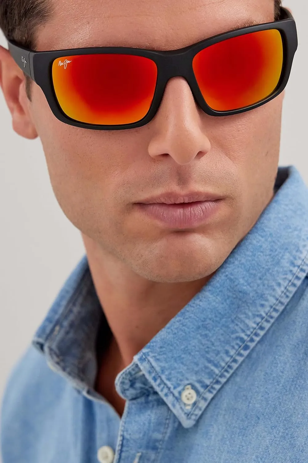 Maui Jim Men's Mangroves Polarized Wrap Sunglasses