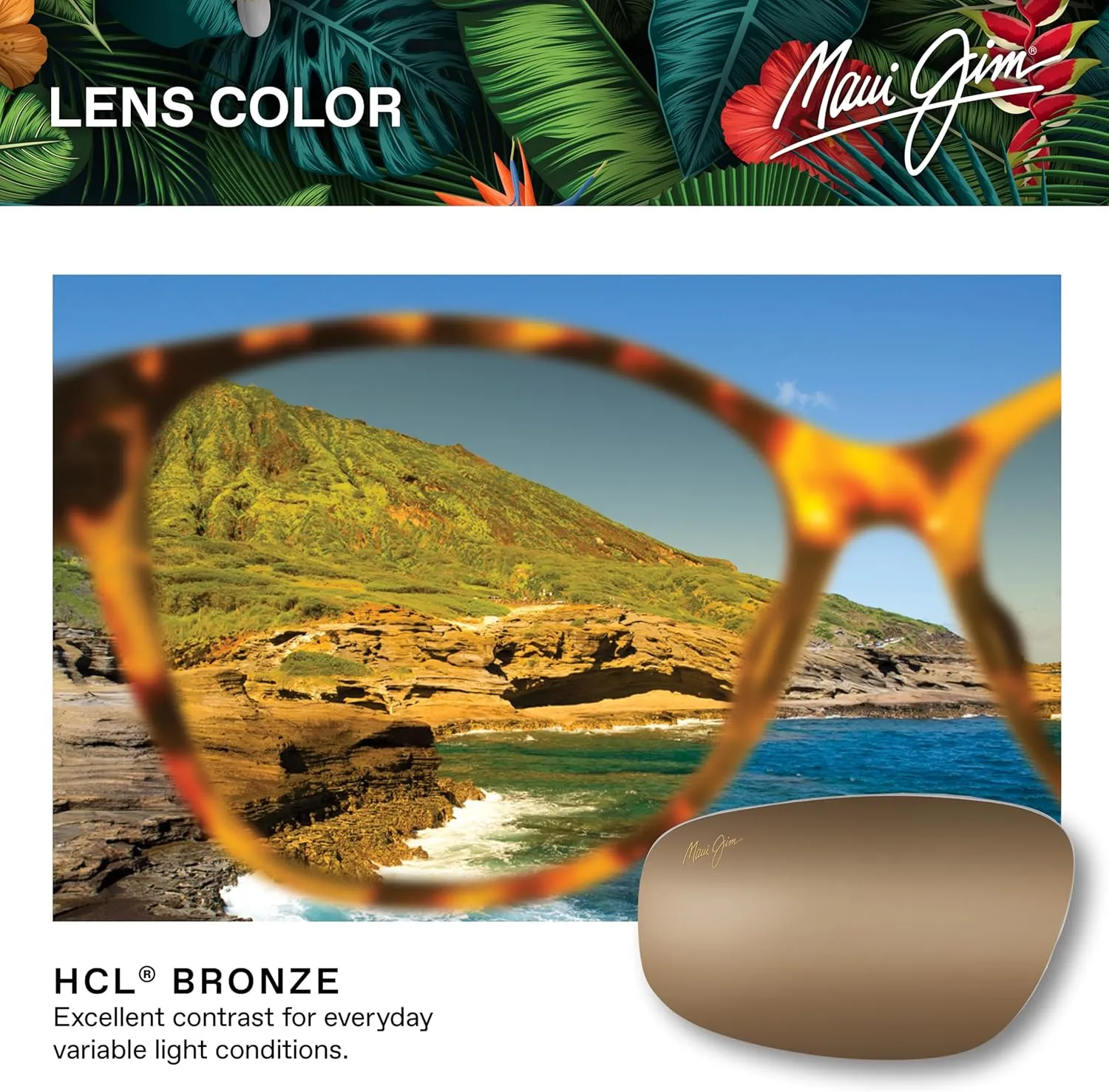 Maui Jim Men's Mangroves Polarized Wrap Sunglasses