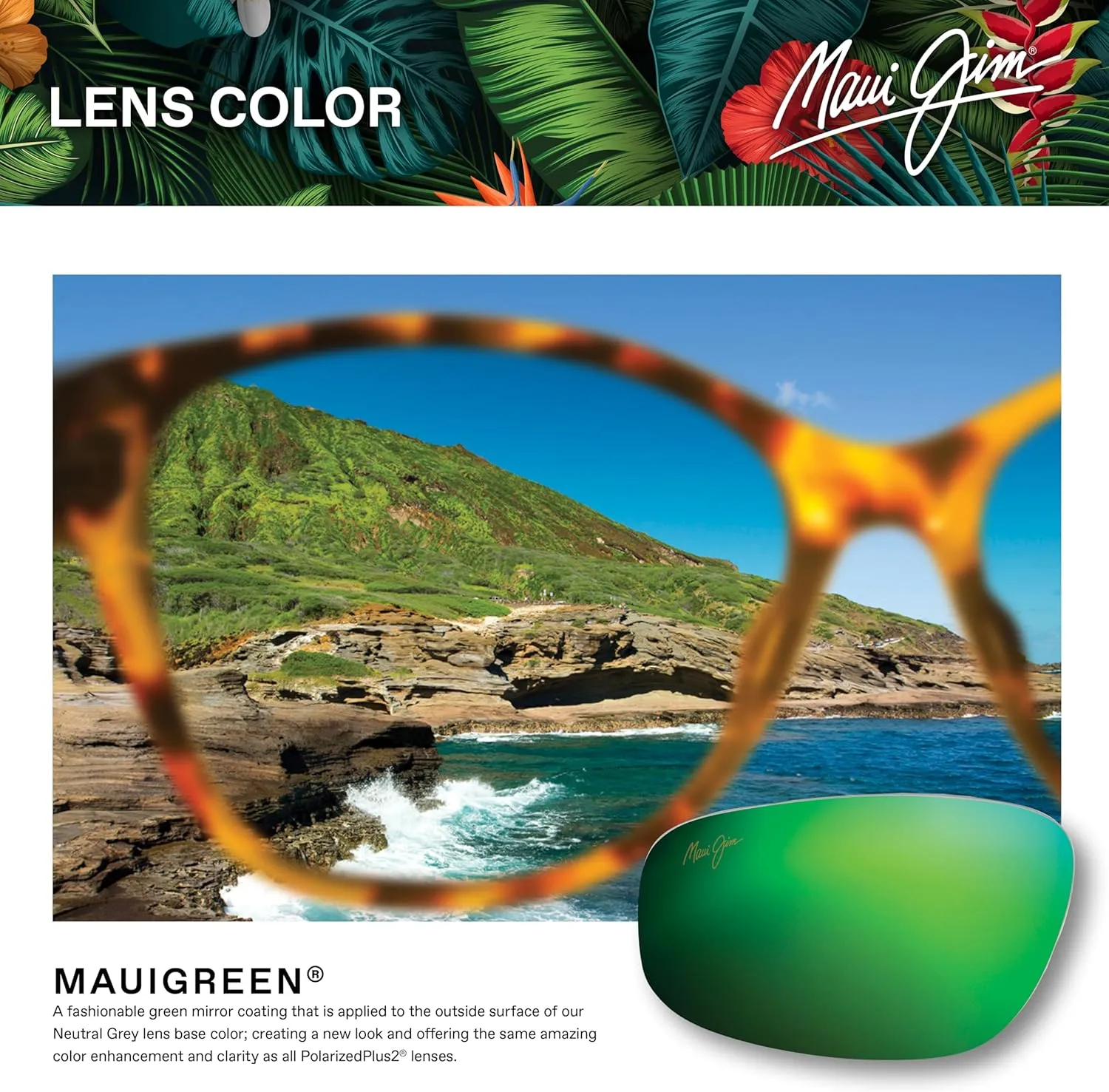 Maui Jim Men's Mangroves Polarized Wrap Sunglasses