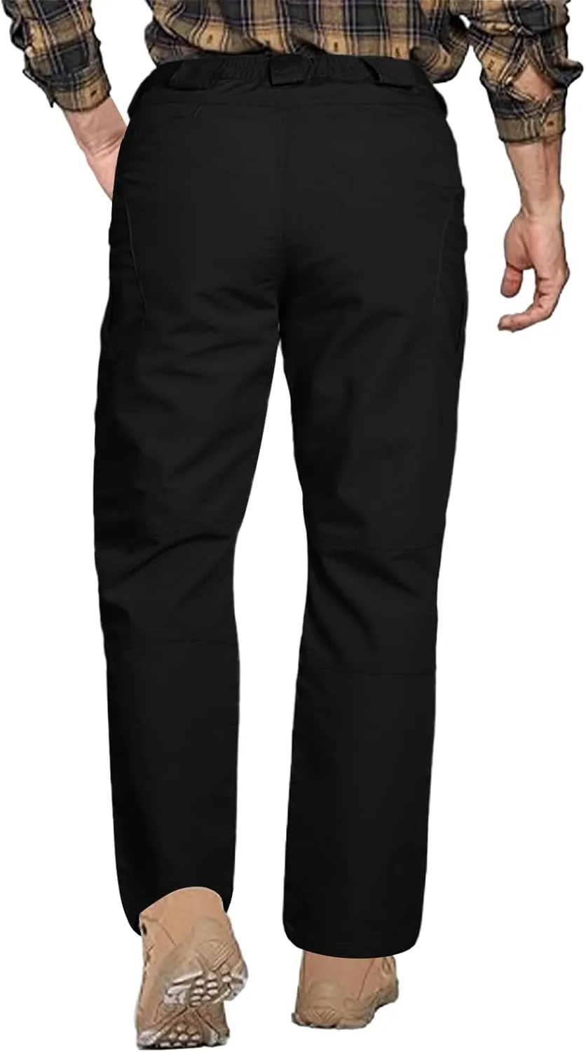Men's Cargo Pants,Lightweight Water Resistant Ripstop Hiking Pants with 10 Pockets Work Pants for Travel Fishing