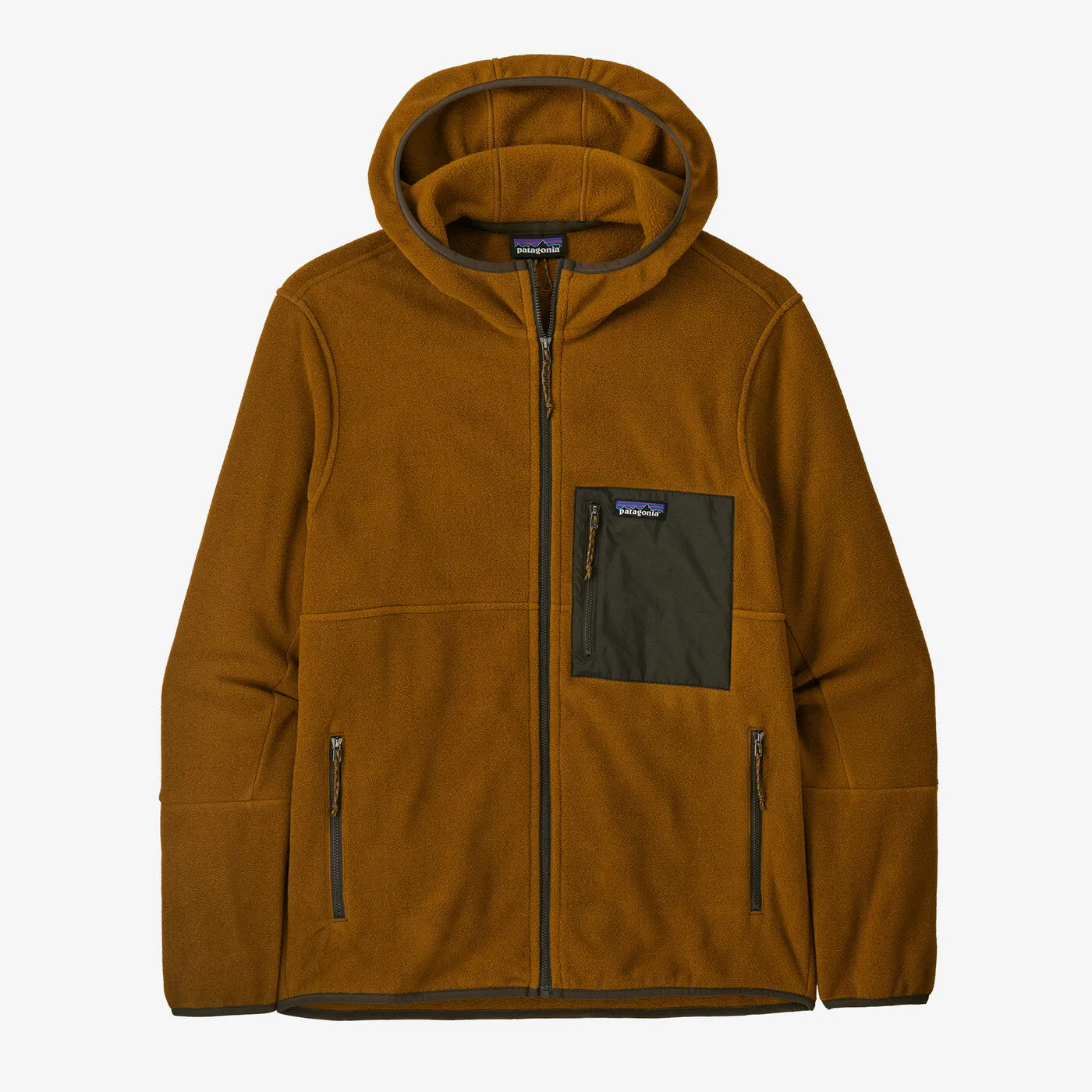 Men's Microdini Fleece Hoody - Shelter Brown