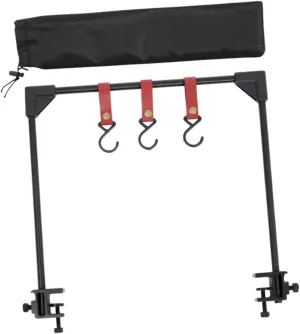 Mikikit Detachable Camping Rack Compact Picnic Storage Outdoor Hanger for Camping Gear Storage