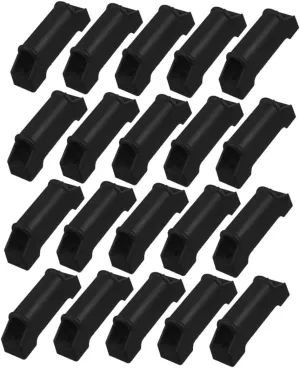 Mikinona 20Pcs Heavy Duty Footrest Sliders for Gaming Recliners and Office Chairs Smooth Movement Replacement Parts for Footrests Furniture Accessories for Easy Gliding