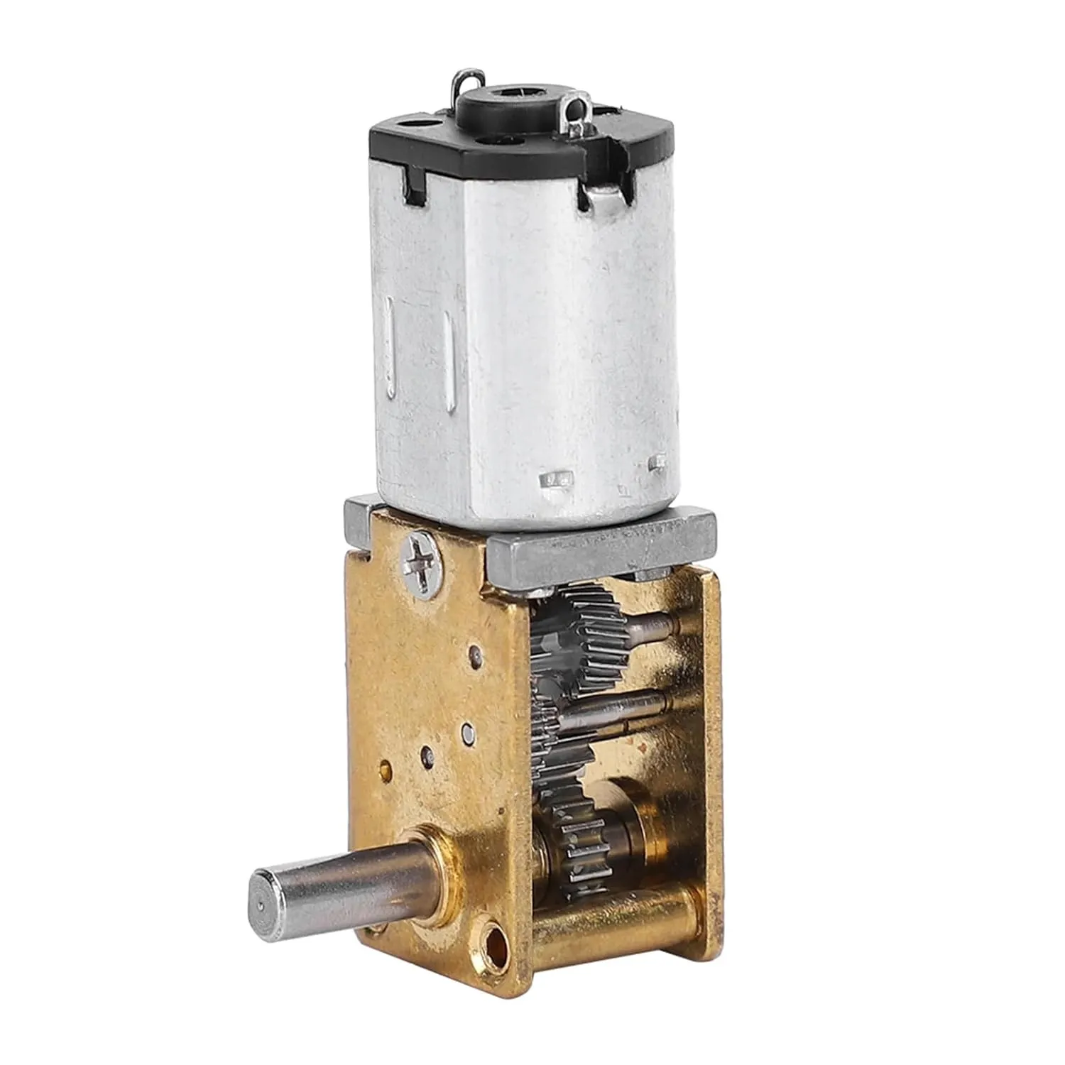 Mini DC Gear Motor 1218GE-N20, 3-6V Brush Motor with Reducer, 16-70 RPM, Metal Gearbox (DC3V 16RPM Other)