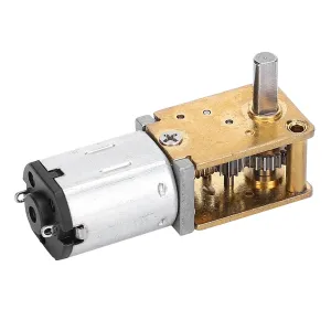Mini DC Gear Motor 1218GE-N20, 3-6V Brush Motor with Reducer, 16-70 RPM, Metal Gearbox (DC3V 16RPM Other)