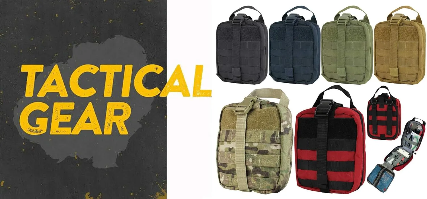 Molle Rip-Away EMT Pouch TAN Medic First Aid Kit Tool Carrier Carrying Pouch