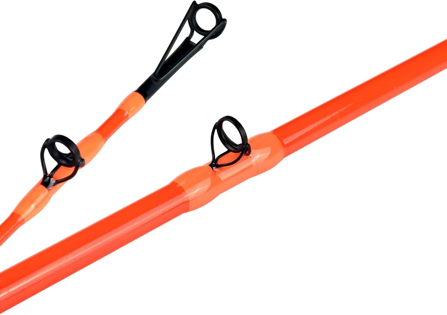 Monster Catfish Rod, 1 Piece 7’ Glow in The Dark Catfishing Casting Rods Durable S-Glass and Carbon Graphite Catfish Fishing Pole Super Grip with EVA Foam Medium Heavy
