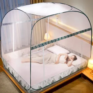 Mosquito Net Tent,Foldable Mosquito Net Bed Canopy,Portable Travel Mosquito Mesh Net,Canopy,Insect Screen(1.5m)