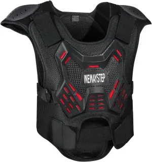 Motorcycle Body Armor Vest Motocross Gear, Dirt Bike Chest Protector for Men Motorcycle Gear Back Protector Off-Road Racing Cycling Adult Safety Gear