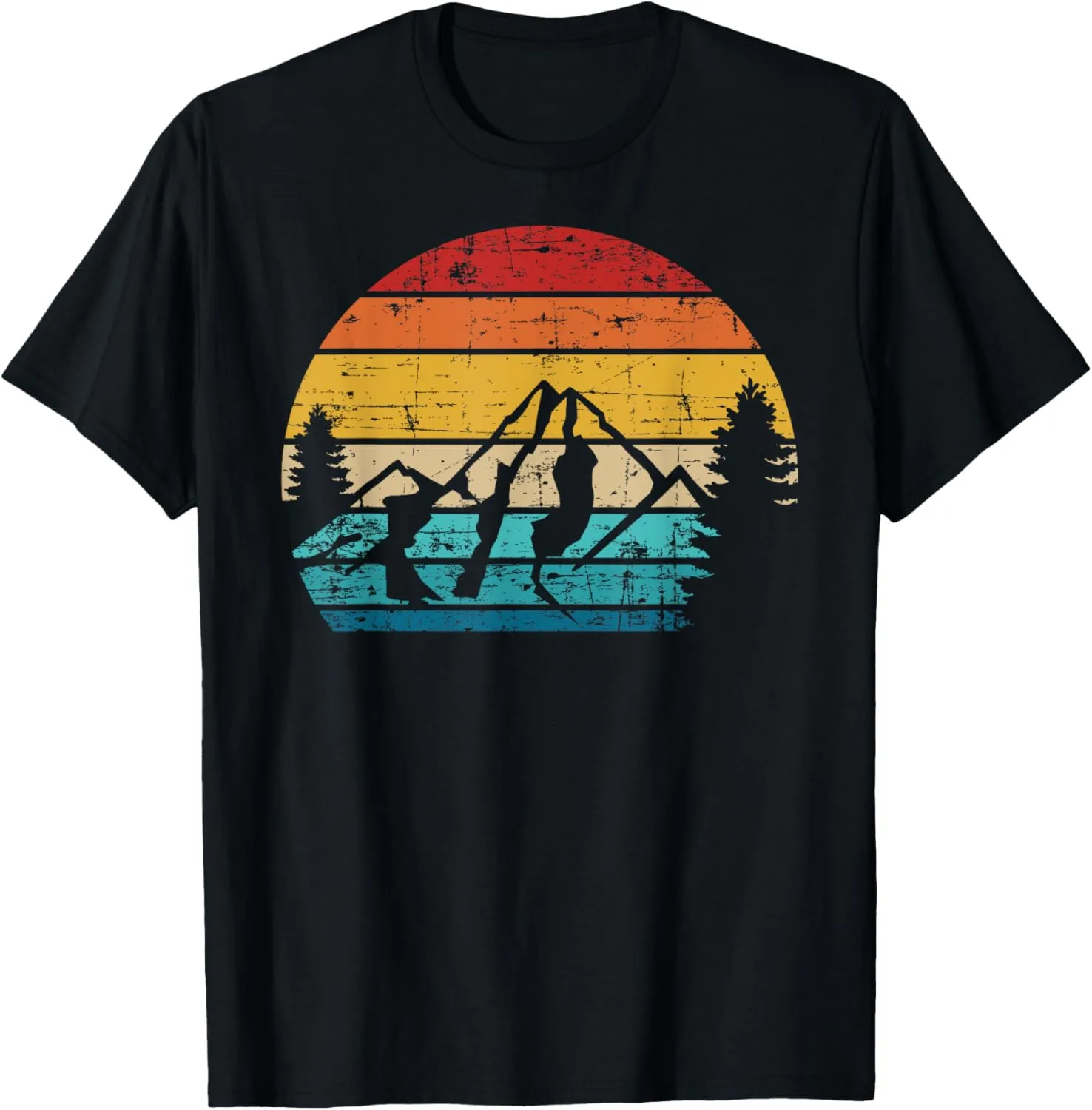 Mountains vintage Camping T-Shirt