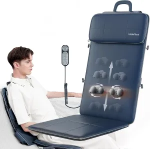 Mountrax Back Massager for Chair, Full Back Massager for Pain Relief Deep Tissue, Massage Chair Pad with Soft S-Curve Design, Versatile Portable Massage Seat Cushion, Chair Massager Mother's Day Gifts