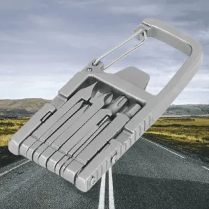 Multi-Tool Keychain - 12-in-1 Portable Screwdriver