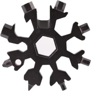 multi tool,Snowflake Multi Tool，Snowflake Multitool,Screwdriver Spanner,Snowflake Multitool Snowflake Wrench Tool Outdoor Multitool Spanner Hex Wrench Hiking Camping Gear Bicycle Portable Ou