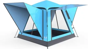NIEH Tent 4-6 Person Big Camping Automatic Tent Double Layer Waterproof Travel Tents for Family Party Travel Fishing Outdoor