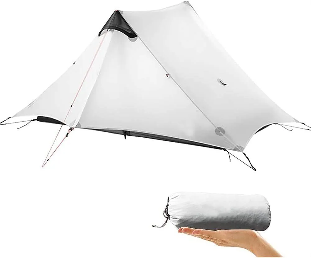 NIEH Tent Ultra-Light Camping Tent Rainproof and Windproof Poleless 2 Person Tent Family Camping Trips Shelter Inhabiting Four Seasons