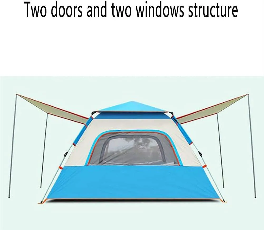 NIEH Tent,Family Hiking Waterproof Camping Tent,Outdoor Ventilation 1-2 People Blue 83x55inch