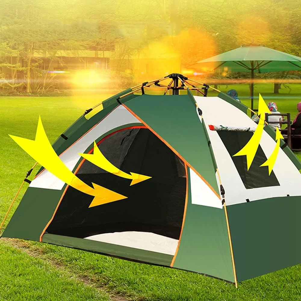 NIEH Tents Instant Pop Up Family Camping for 2-3 3-4Persons, Quick Set up for Camping, Hiking, Fishing