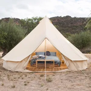 NIEH Yurt Tent Large Camping Tent 5-8 Persons Outdoor Indian Bell Tent Family Tents for Family Self-Driving Travel Hiking