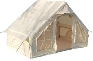 No Need to Build Quick-Open Inflatable Tent Portable Double-Layer Rainproof Travel Camping