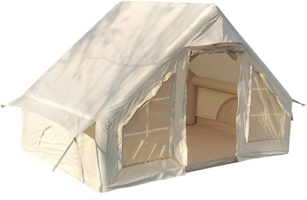 No Need to Build Quick-Open Inflatable Tent Portable Double-Layer Rainproof Travel Camping