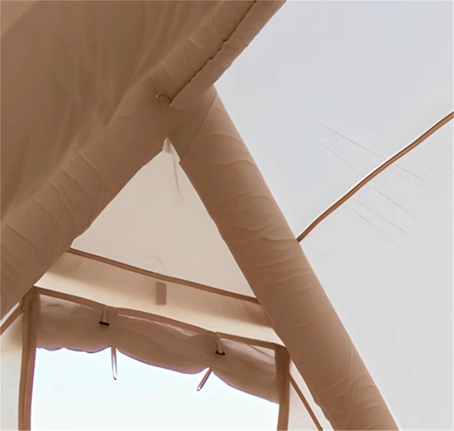 No Need to Build Quick-Open Inflatable Tent Portable Double-Layer Rainproof Travel Camping