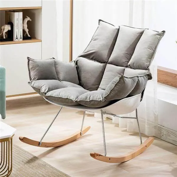 Nordic Rocking Chair - Modern Casual Home Furniture