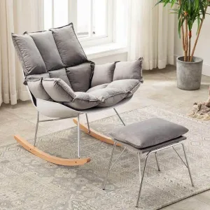 Nordic Rocking Chair - Modern Casual Home Furniture