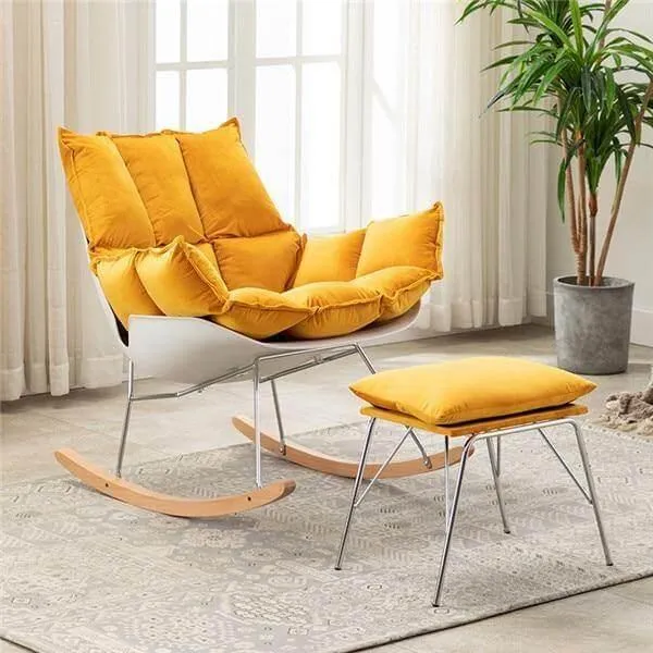 Nordic Rocking Chair - Modern Casual Home Furniture