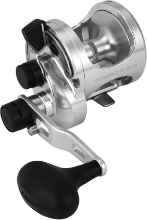Okuma Cavalla 2 Speed Aluminum Frame Lever Drag Reel, CAV-12II