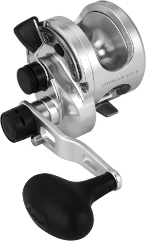 Okuma Cavalla 2 Speed Aluminum Frame Lever Drag Reel, CAV-12NII