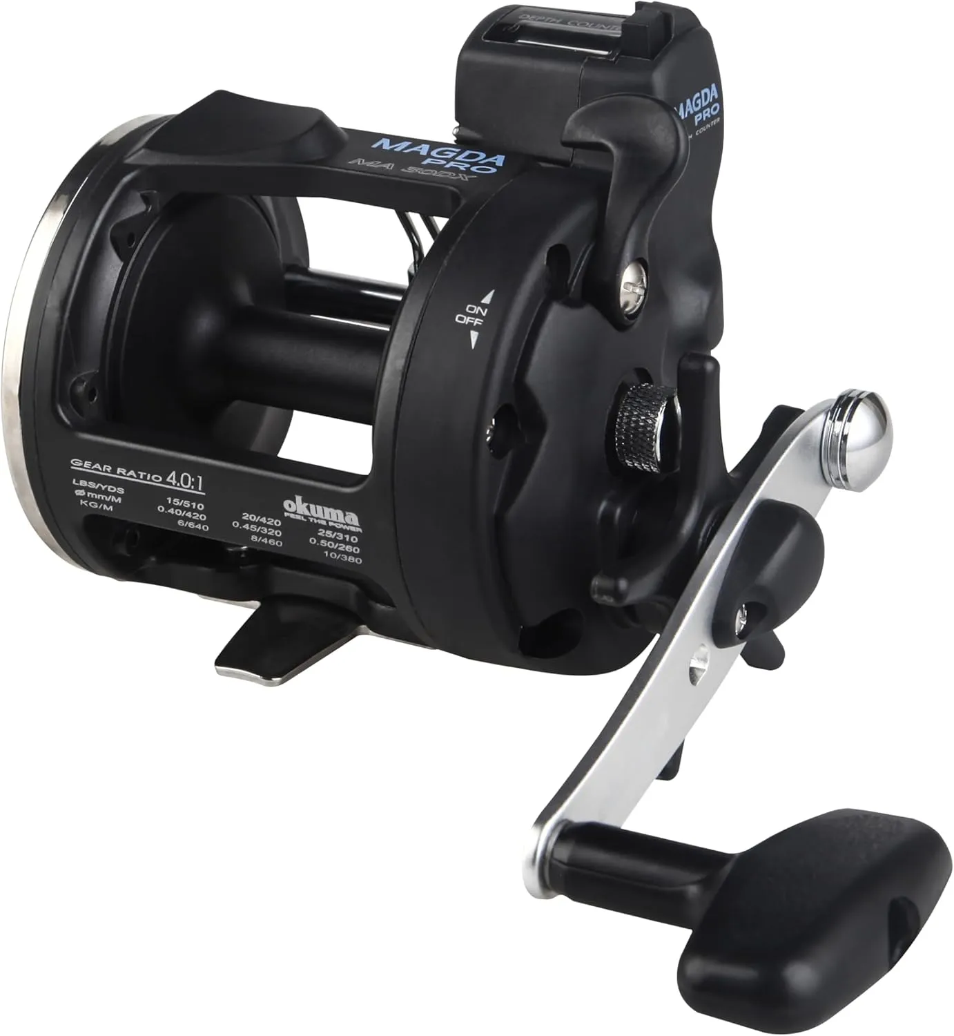 Okuma Magda Pro Line Counter Levelwind Trolling Reel