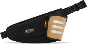 OllyDog Hydro-Slim Pack – Adjustable Belt Bag/Fanny Pack with Reflective Lining, Water Bottle Holder, Leash Attachment & Phone Pocket, Ideal for Hands-Free Dog Walking, Running & Hiking (Elmwood)