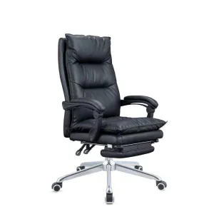 OSBORN - Deluxe PU Leather Chair With Legrest
