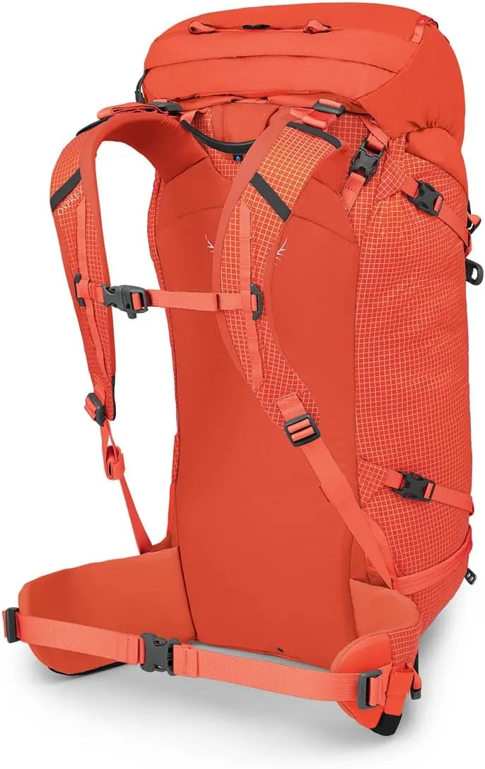 Osprey Mutant 38L Climbing and Mountaineering Unisex Backpack, Mars Orange, M/L