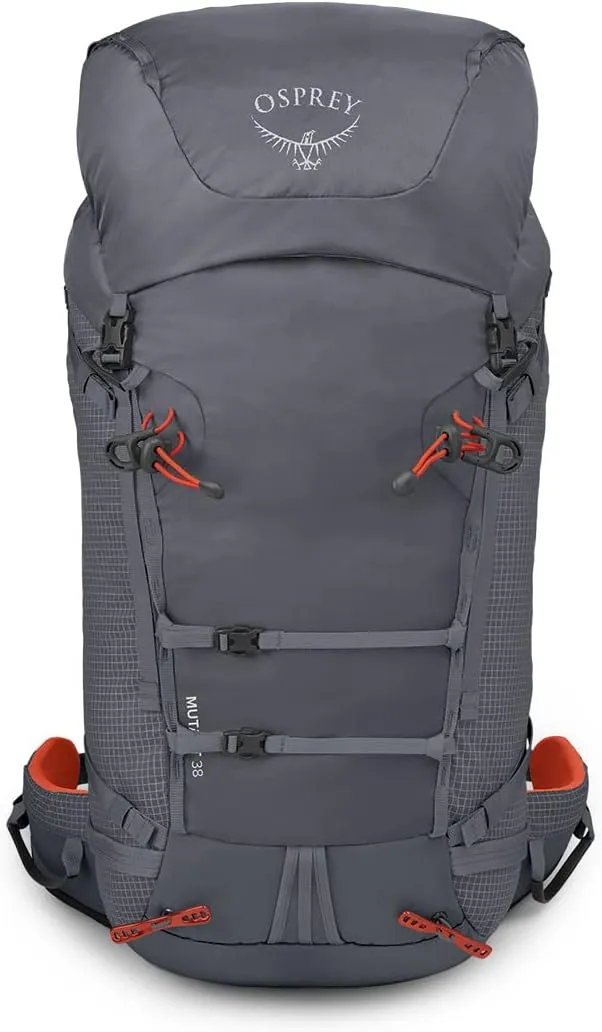 Osprey Mutant 38L Climbing and Mountaineering Unisex Backpack, Tungsten Grey, M/L