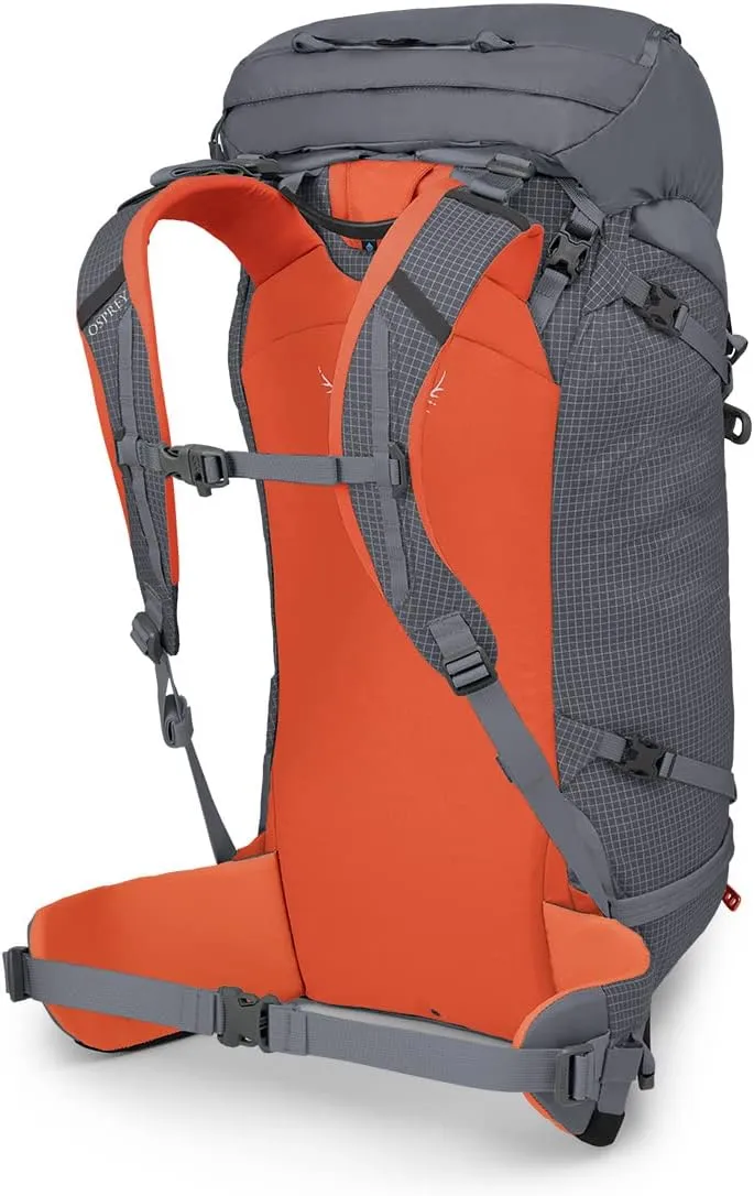 Osprey Mutant 38L Climbing and Mountaineering Unisex Backpack, Tungsten Grey, M/L