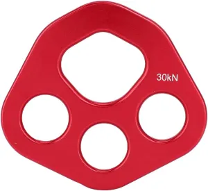 Outdoor 4 Holes Rigging Plate, Rock Climbing Multi Anchor Point Connector Gear