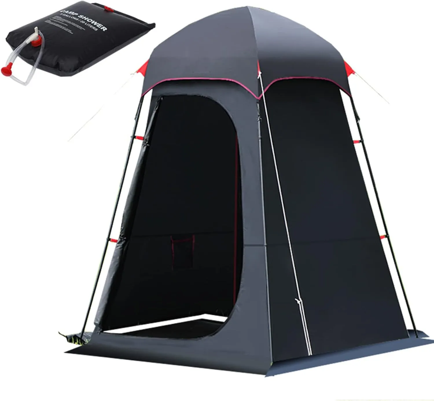 Outdoor Bathing Changing Tent 20L Water Bag Set Bathing Warm Mobile Public Toilet Portable Outdoor Waterproof Fishing Tent Fully Covered and Opaque