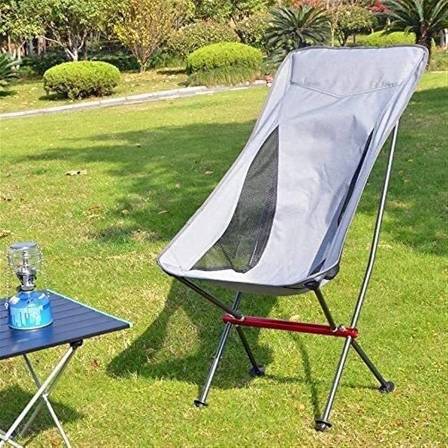 Outdoor Camp Chairs, Ultralight Foldable Camping Chair,Picnic Backrest Seat Folding Aluminum Alloy Stool Lawn Chairs Adults(A)