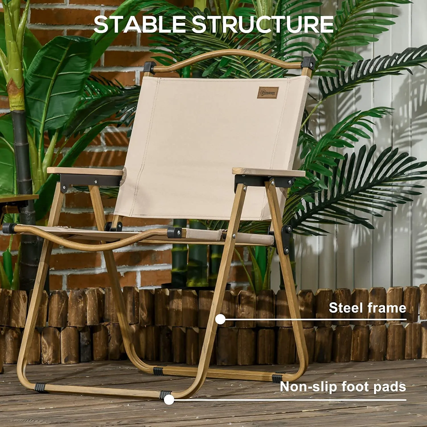 Outdoor Camping Chair, Portable Lightweight Folding Armchairs for Festivals, Fishing, Beach and Hiking