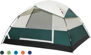 Outdoor Camping Tent 4 Person-Outdoor Double-Layer Tent Lightweight Portable Samily Dome Hiking Picnic Shed