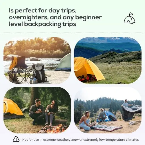 Outdoor Camping Tent – Large 5-6 Person Family Tent with Waterproof Design