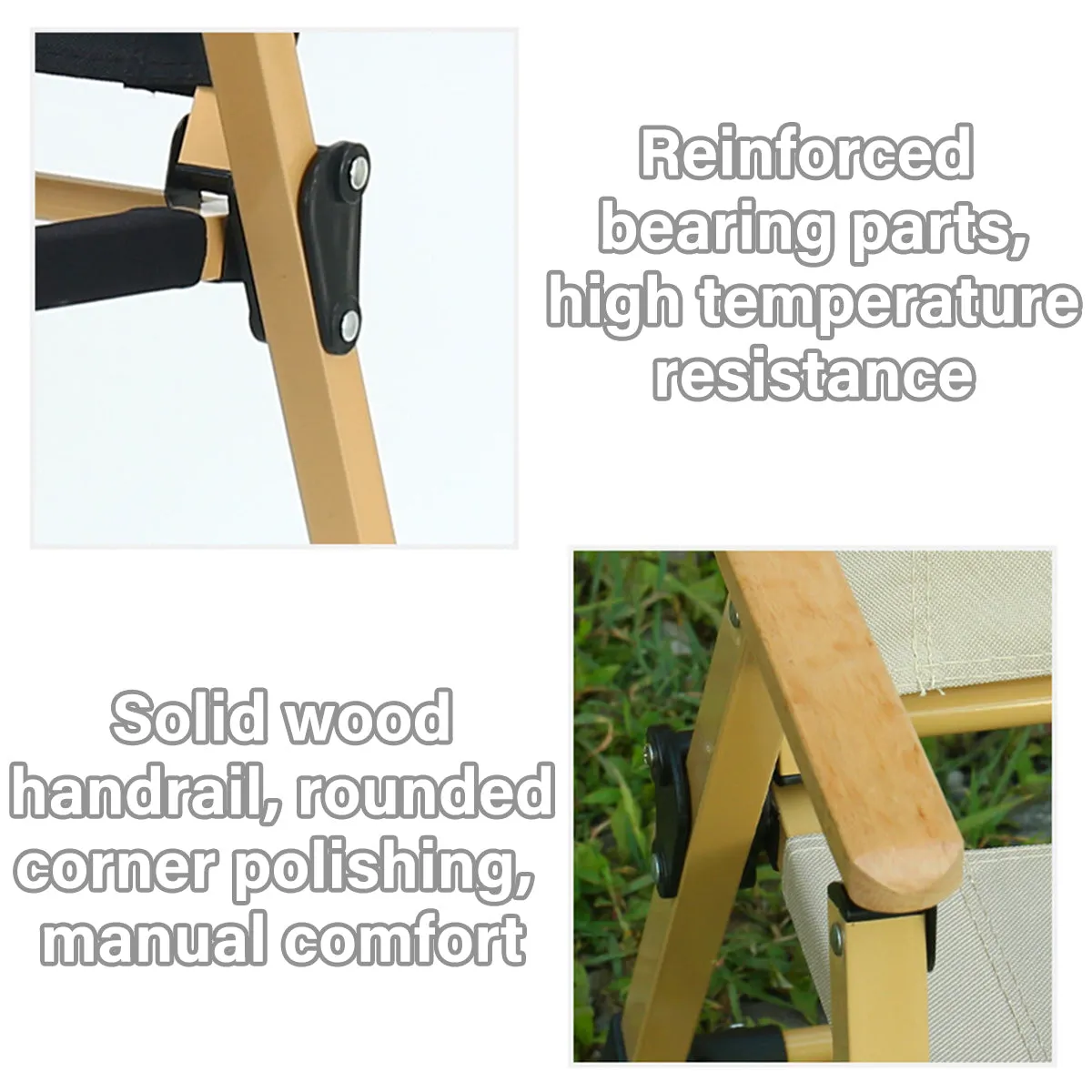 Outdoor Folding Chair Portable Camping Seat Compact Foldable Chair for Picnic