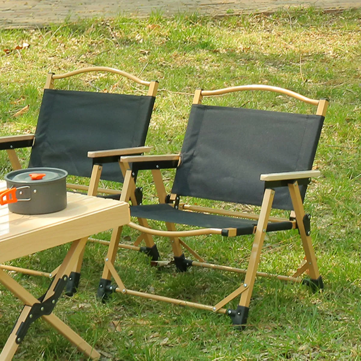 Outdoor Folding Chair Portable Camping Seat Compact Foldable Chair for Picnic