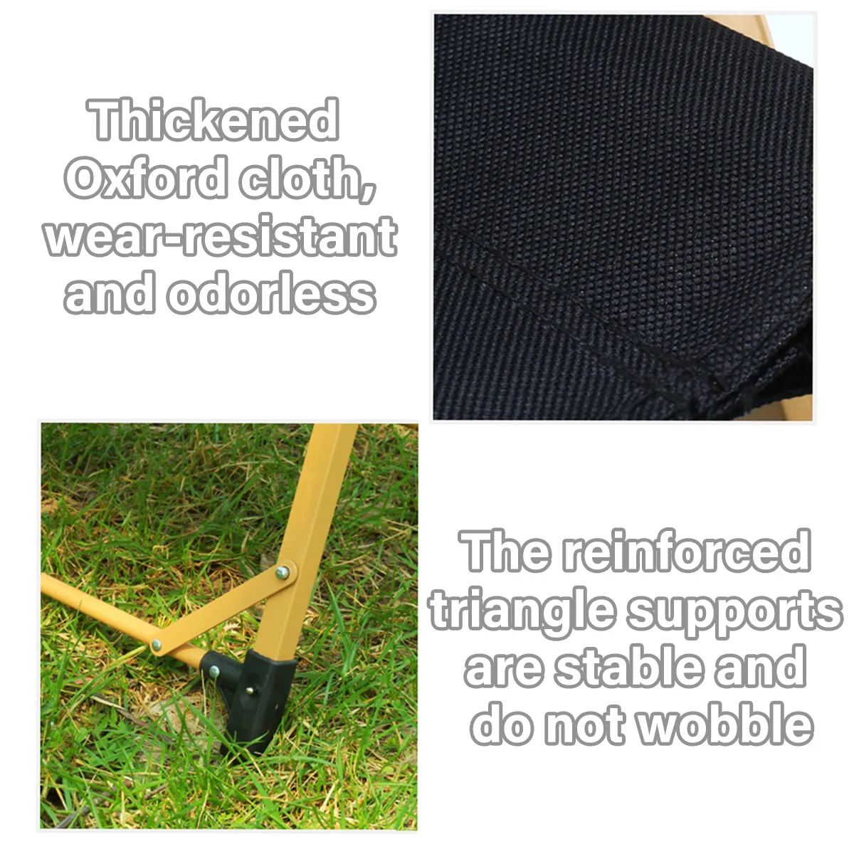 Outdoor Folding Chair Portable Camping Seat Compact Foldable Chair for Picnic