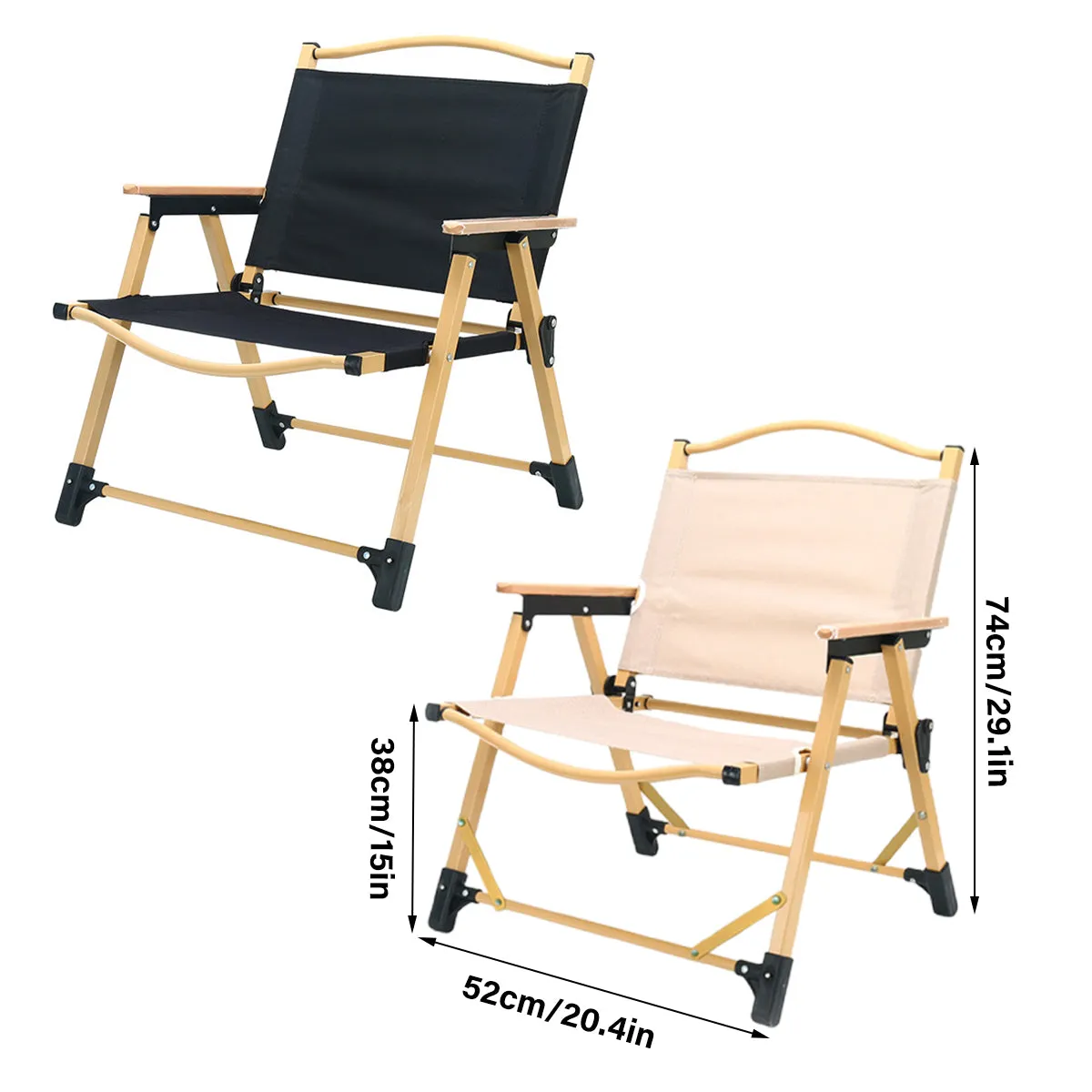 Outdoor Folding Chair Portable Camping Seat Compact Foldable Chair for Picnic
