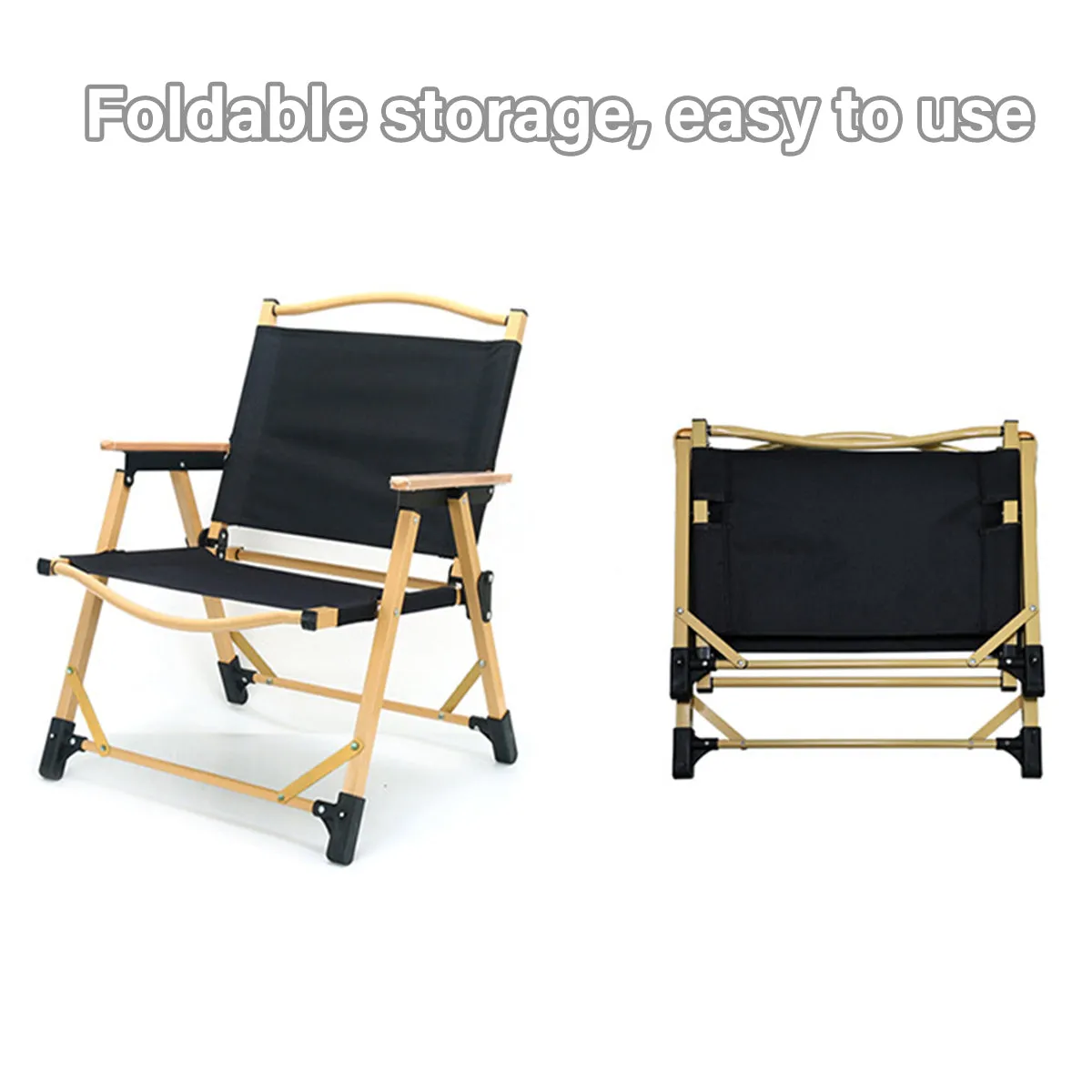 Outdoor Folding Chair Portable Camping Seat Compact Foldable Chair for Picnic