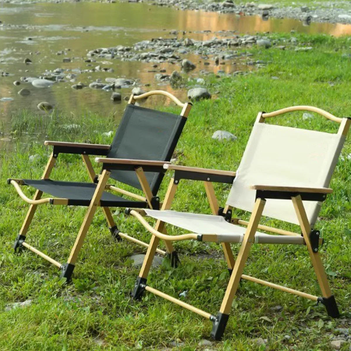 Outdoor Folding Chair Portable Camping Seat Compact Foldable Chair for Picnic