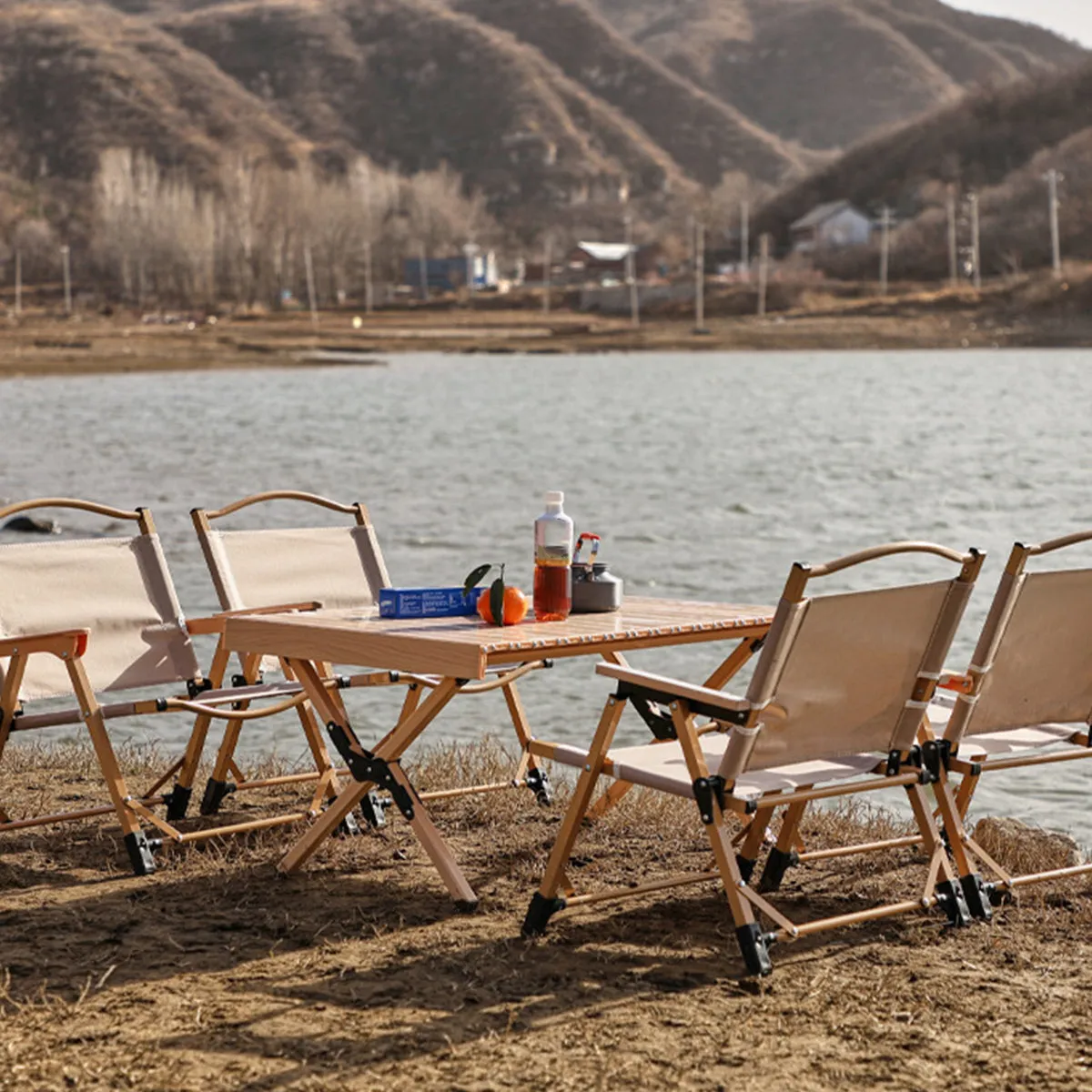 Outdoor Folding Chair Portable Camping Seat Compact Foldable Chair for Picnic