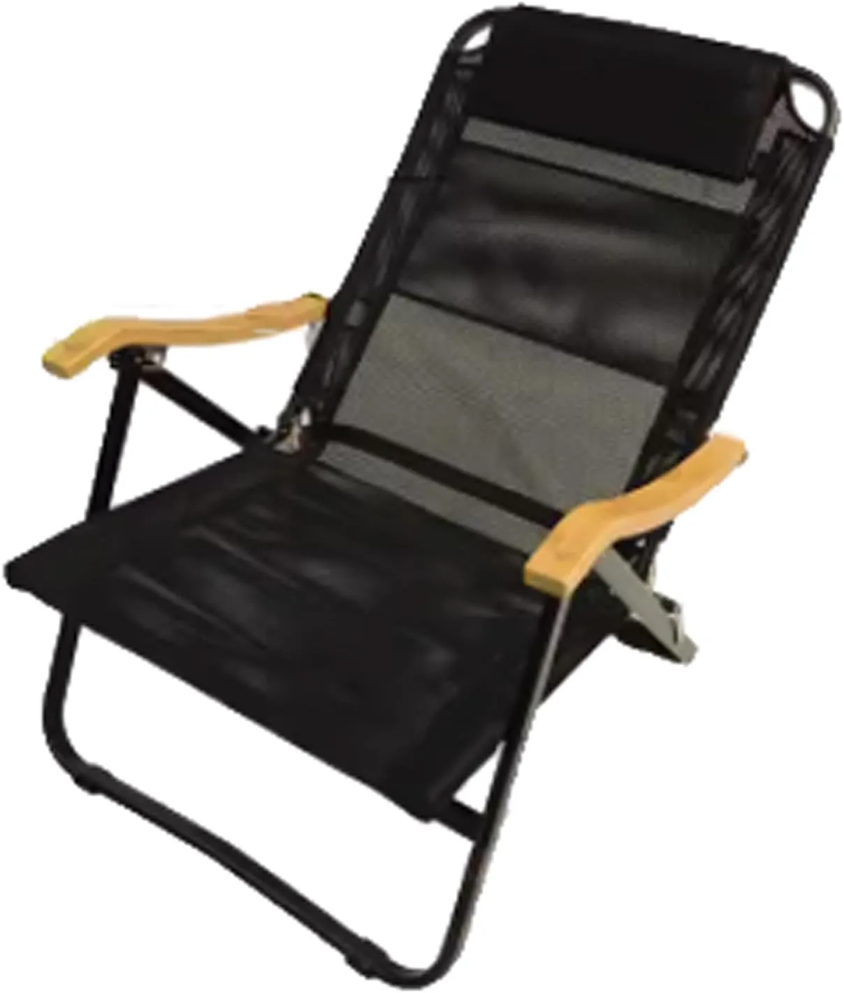 Outdoor Mesh Folding Vhair Camping Breathable Lounge Chair Lunch Break Sitting and Lying Dual Purpose Office Outdoor Nap Chair Lightweight